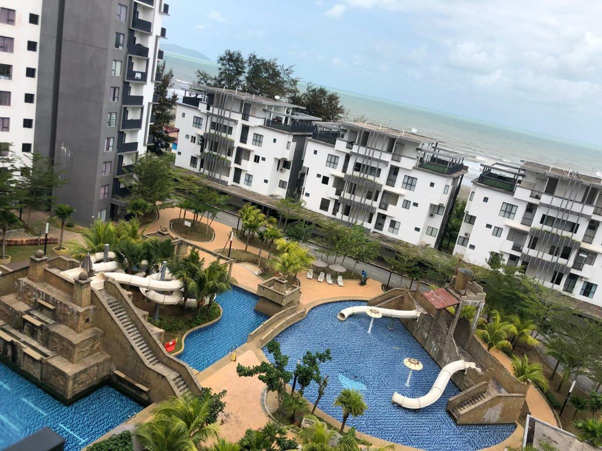 Swiss Garden Residence Pool Sea View Beach Resort Luxury Apartment & Family Suite Kuantan Exteriör bild
